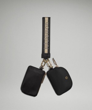 pouches Lululemon Dual Wristlet ανδρικα μαυρα χρυσο χρωμα ασπρα | Greece-8247031